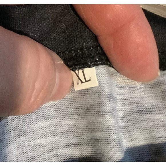 Womens Long Sleeved Shirt Sky Clouds Geometric Swirl XL - Picture 5 of 5